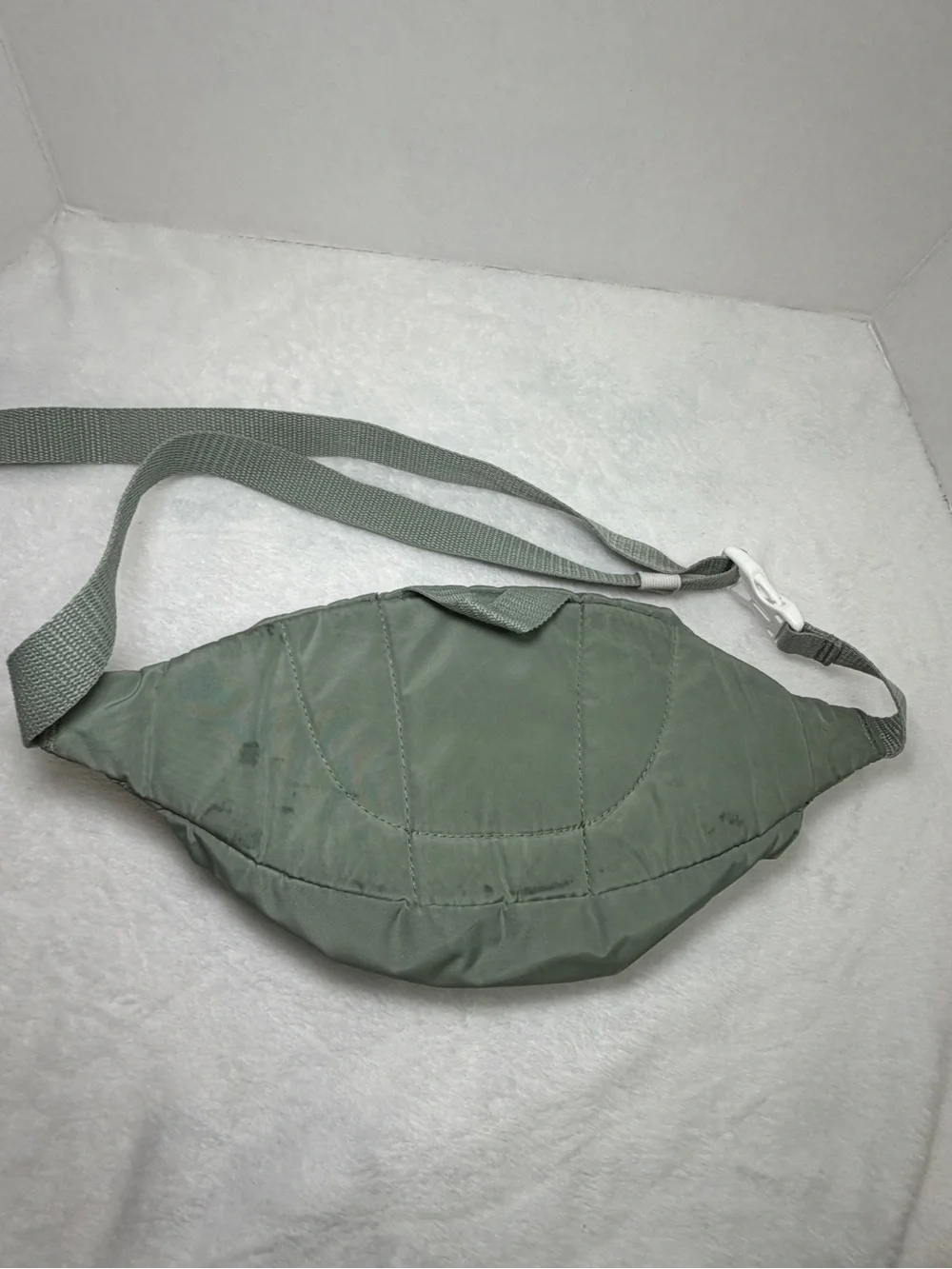 adidas Men's Olive Green Trefoil Waist Bag